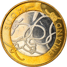 Finlandia, 5 Euro, 2011, Vantaa, MS(63), Bimetaliczny, KM:161