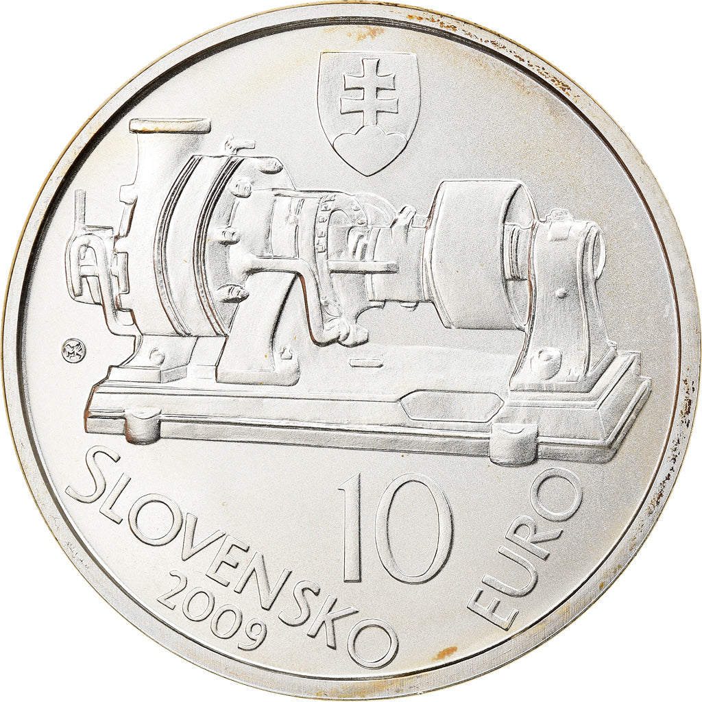 Eslovaquia, 10 Euro, 2009, Kremnica, FDC, Plata, KM:108