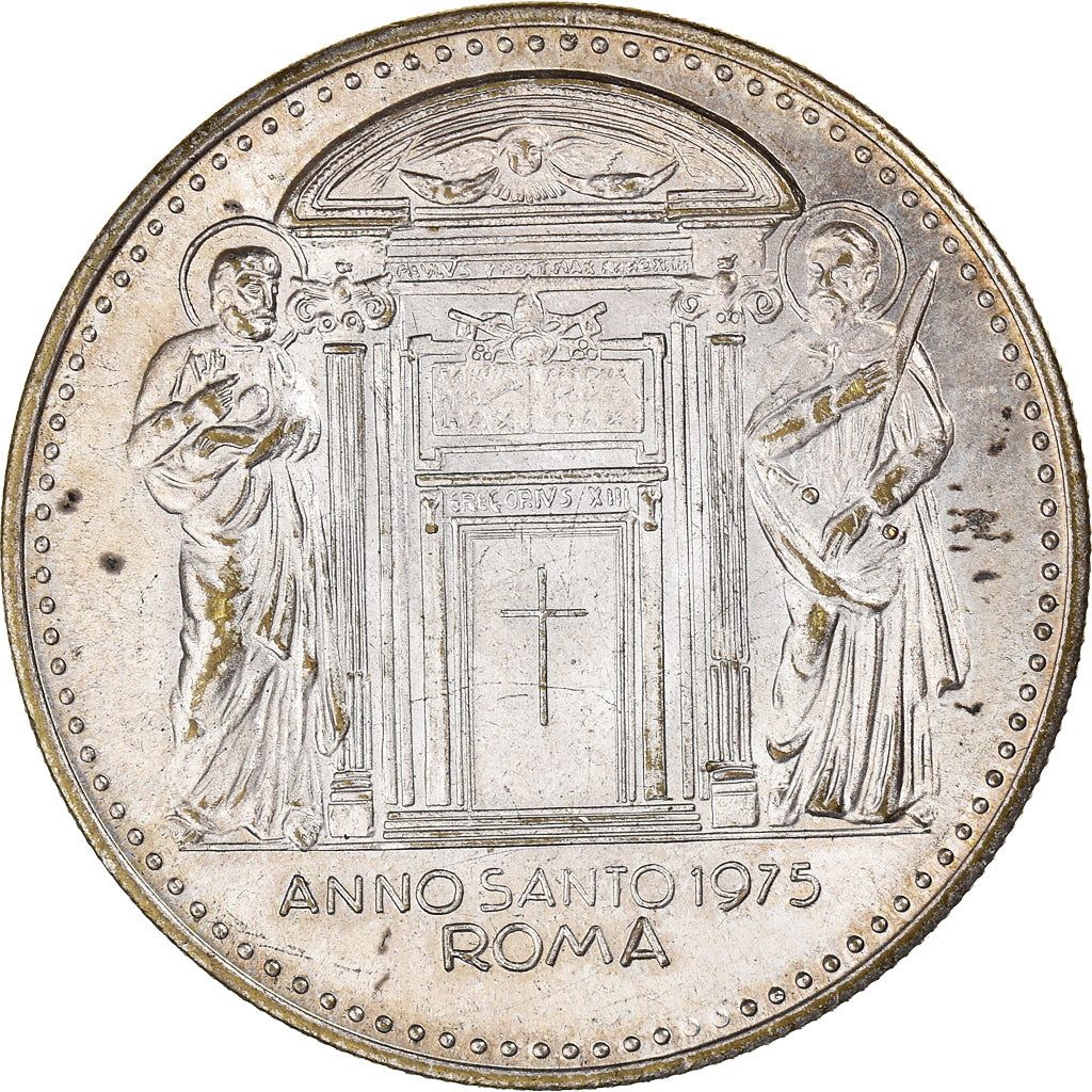 Vatikan, Medaille, Paul VI, Rome, Année Sainte, Religions & beliefs, 1975, SS+