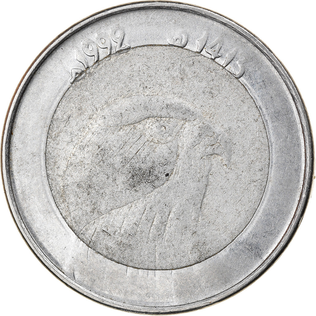 Monnaie, Algeria, 10 Dinars, 1992, Algiers, TTB, Bi-Metallic, KM:124