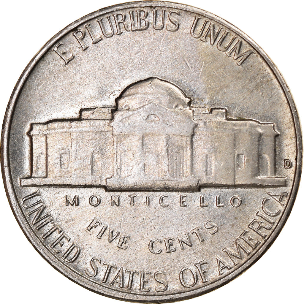 Munten, Verenigde Staten, Jefferson Nickel, 5 Cents, 1964, U.S. Mint, Denver