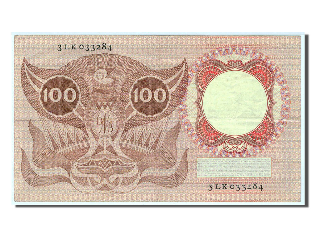Banknote, Netherlands, 100 Gulden, 1953, AU(50-53)