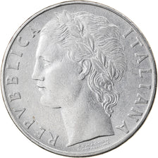 Coin, Italy, 100 Lire, 1958, Rome, EF(40-45), Stainless Steel, KM:96.1