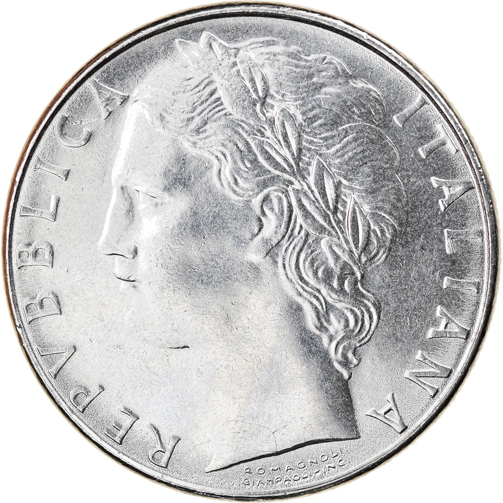 Moneta, Italia, 100 Lire, 1989, Rome, BB+, Acciaio inossidabile, KM:96.1