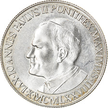 Watykan, Medal, Pape Jean Paul II, 1980, AU(55-58), Srebro