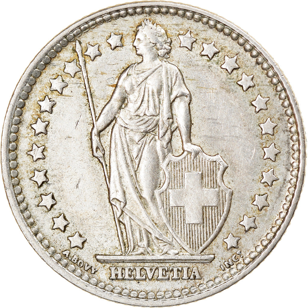 Monnaie, Suisse, Franc, 1960, Bern, TTB+, Argent, KM:24
