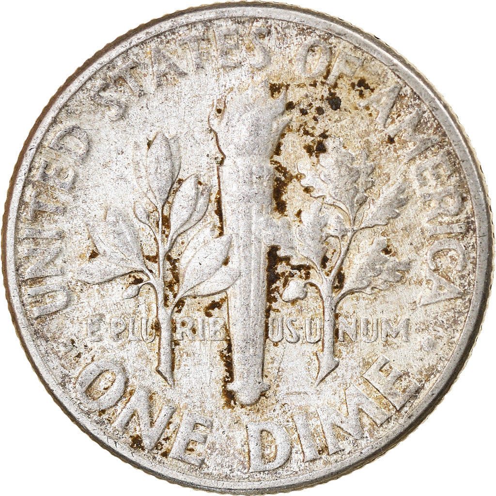 Monnaie, États-Unis, Roosevelt Dime, Dime, 1958, U.S. Mint, Philadelphie, TTB