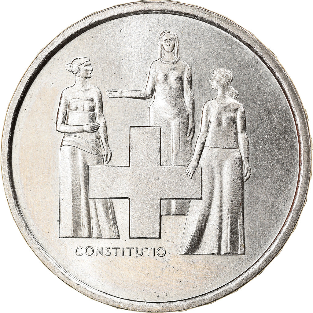 Coin, Switzerland, 5 Francs, 1974, AU(55-58), Copper-nickel, KM:52