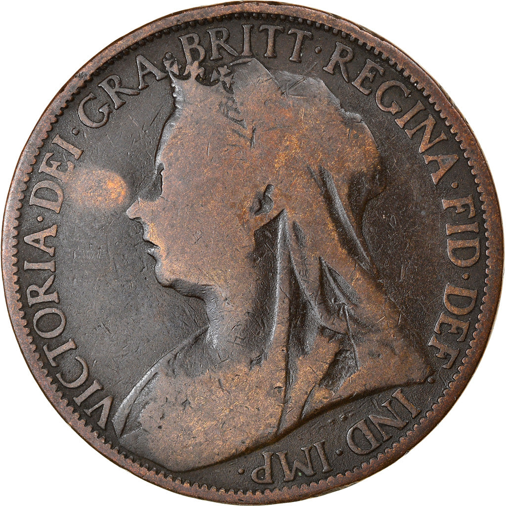 Münze, Großbritannien, Victoria, Penny, 1896, S, Bronze, KM:790