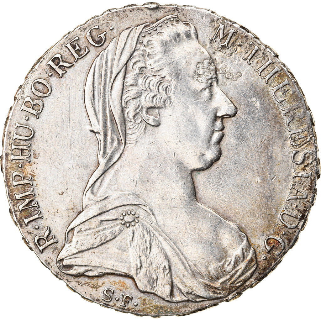 Moeda, Áustria, Joseph II, Thaler, 1780, Vienna, Nova cunhagem, AU(50-53)