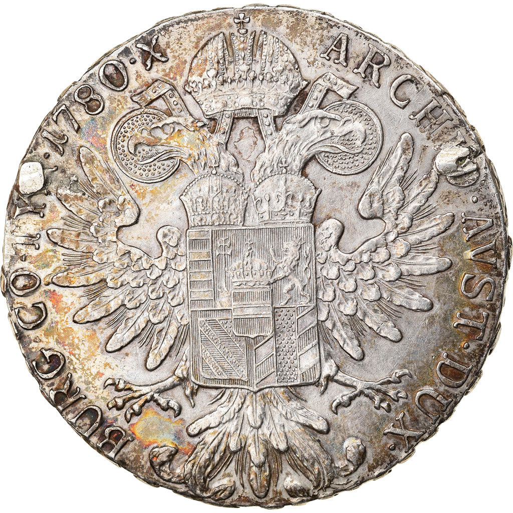 Moeda, Áustria, Joseph II, Thaler, 1780, Vienna, Nova cunhagem, AU(50-53)