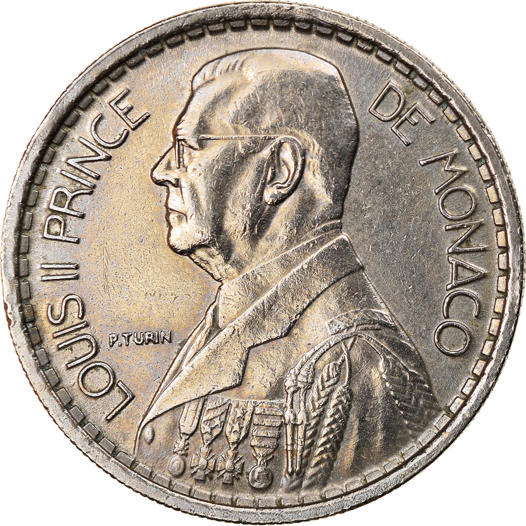 Münze, Monaco, Louis II, 10 Francs, 1946, VZ, Copper-nickel, KM:123