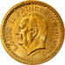 Coin, Monaco, Louis II, Franc, 1943, AU(55-58), Aluminum-Bronze, KM:120A