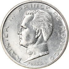 Monnaie, Monaco, Rainier III, 5 Francs, 1966, SUP, Argent, Gadoury:MC 152
