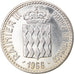 Münze, Monaco, Rainier III, 10 Francs, 1966, UNZ, Silber, KM:146, Gadoury:MC155