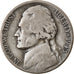 Moneda, Estados Unidos, Jefferson Nickel, 5 Cents, 1943, U.S. Mint