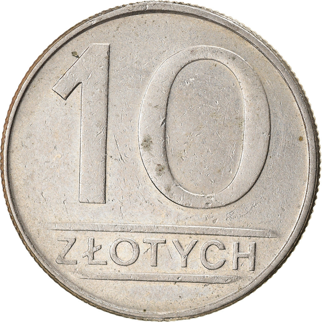 Münze, Polen, 10 Zlotych, 1985, Warsaw, SS, Copper-nickel, KM:152.1