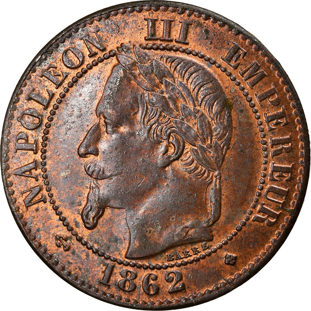 Coin, France, Napoleon III, Napoléon III, 2 Centimes, 1862, Strasbourg
