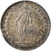 Moneda, Suiza, 1/2 Franc, 1945, Bern, BC+, Plata, KM:23