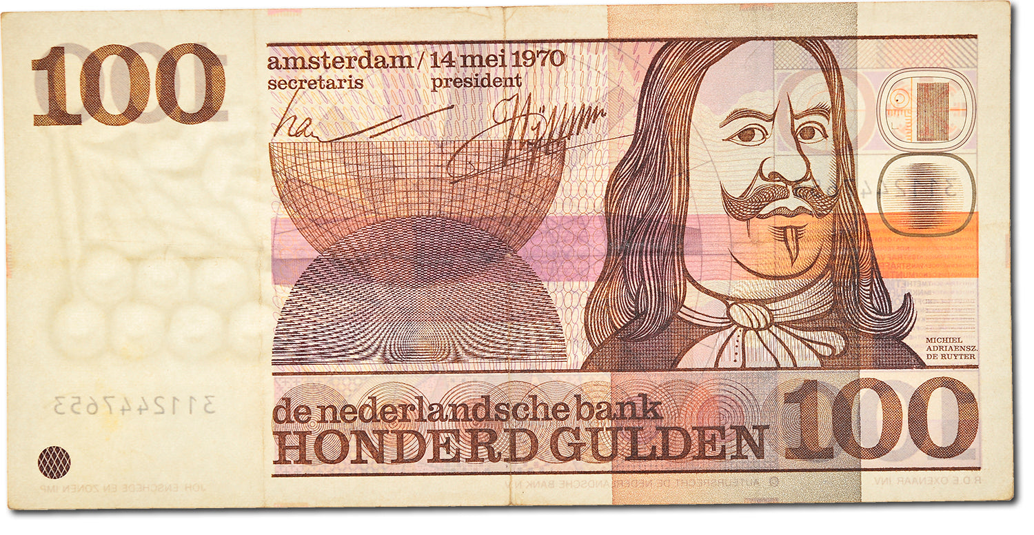 Banknote, Netherlands, 100 Gulden, 1970, EF(40-45)