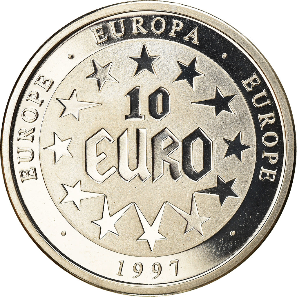 France, Médaille, 10 Euro Europa, Politics, Society, War, 1997, FDC, Cuivre