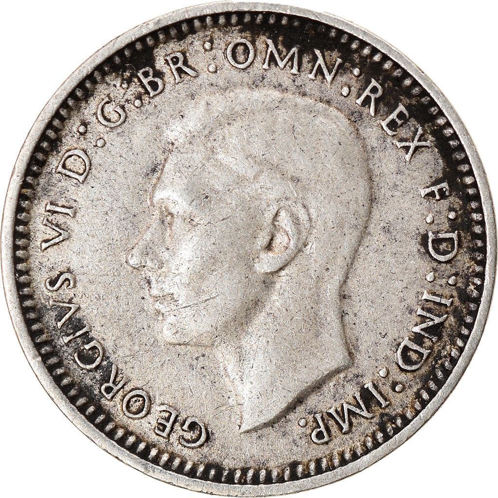 Monnaie, Australie, George VI, Threepence, 1942, Denver, TTB, Argent, KM:37