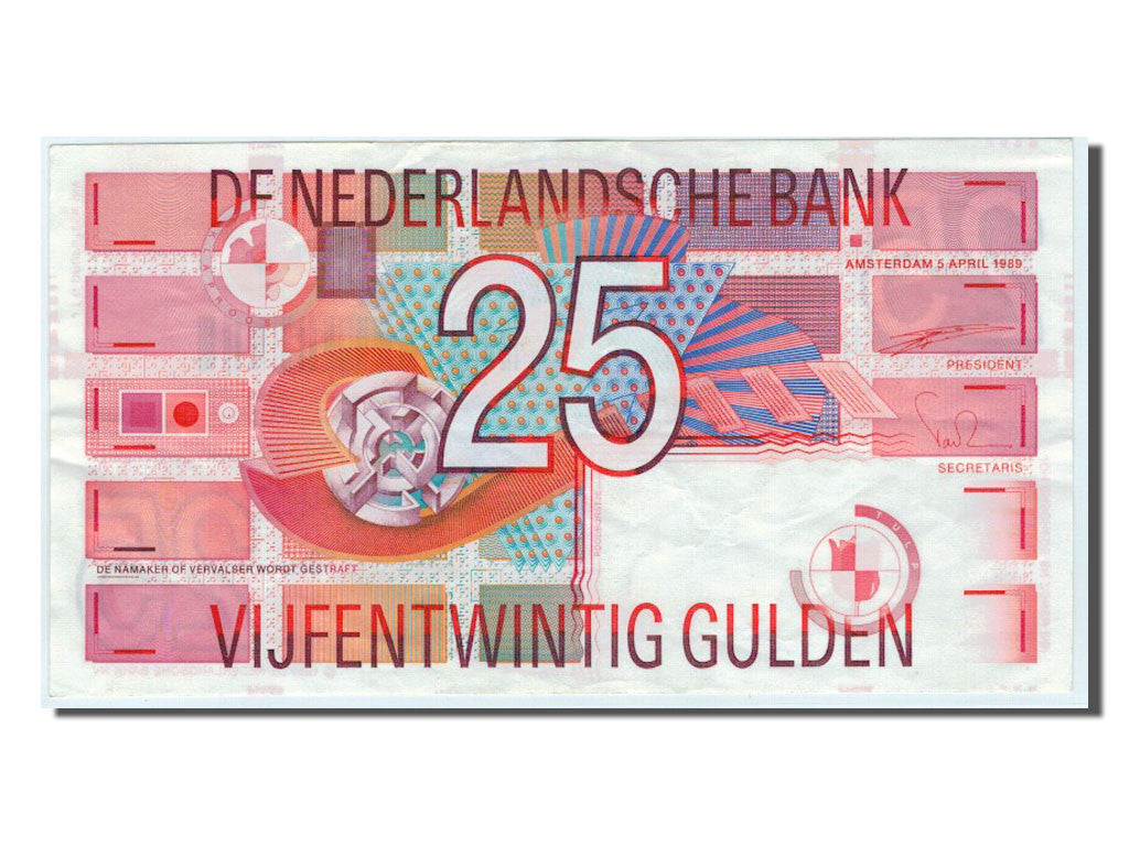 Banknote, Netherlands, 25 Gulden, 1999, AU(55-58)