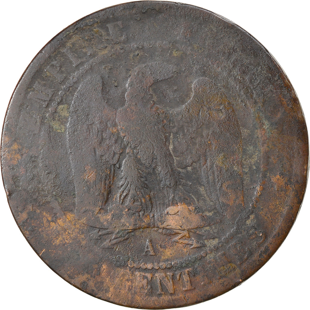 Münze, Frankreich, Napoleon III, Napoléon III, 10 Centimes, 1861, Paris, SGE+
