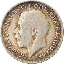 Moeda, Grã-Bretanha, George V, 3 Pence, 1916, VF(20-25), Prata, KM:813