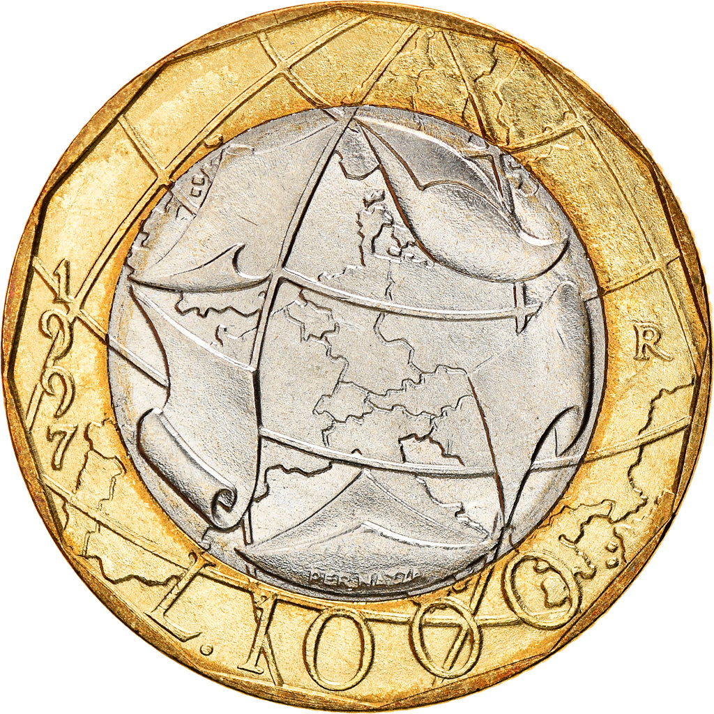 Moneta, Italia, 1000 Lire, 1997, Rome, BB+, Bi-metallico, KM:194