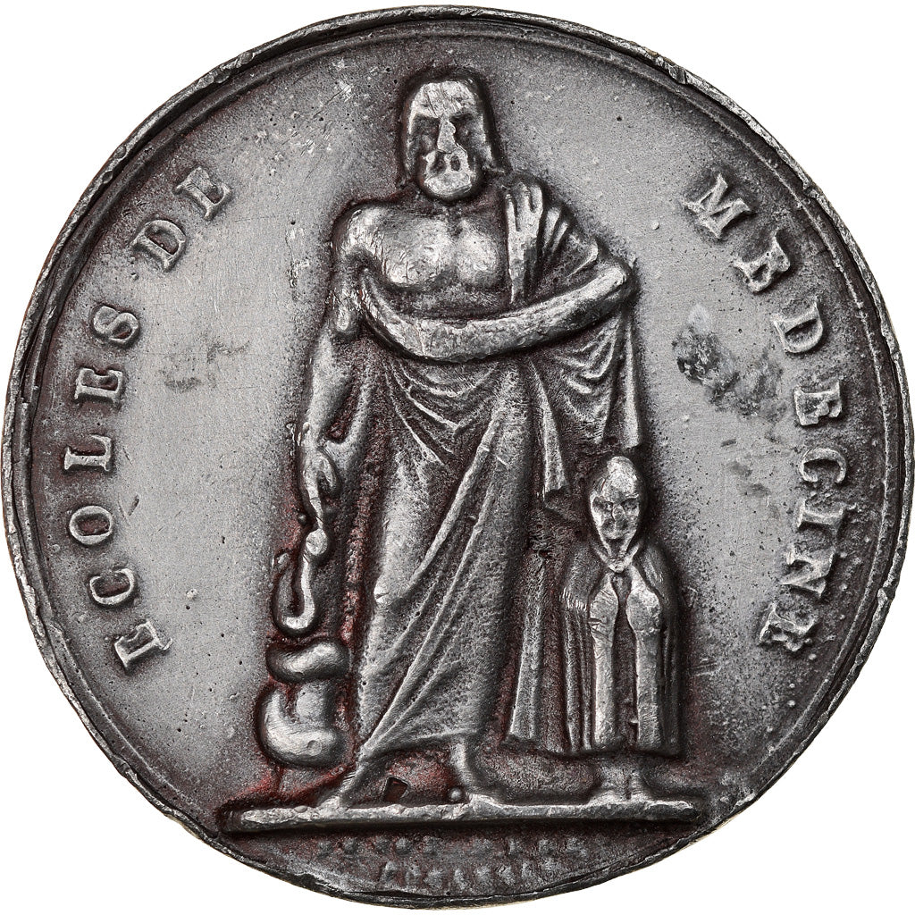 Francia, medalla, Napoléon Ier, Ecole de Médecine, History, 1805, Denon, BC+