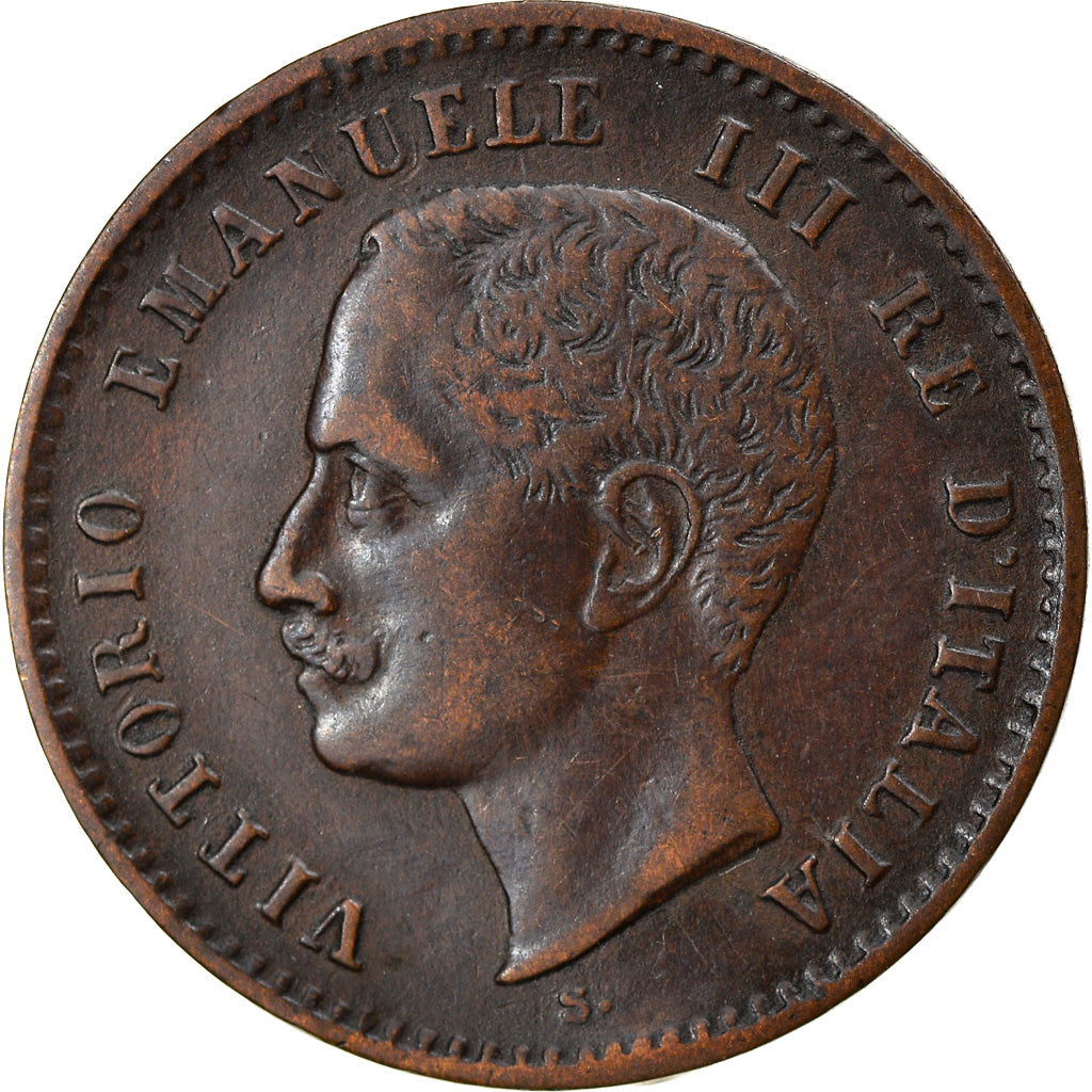 Moneda, Italia, Vittorio Emanuele III, 2 Centesimi, 1903, Rome, MBC+, Bronce