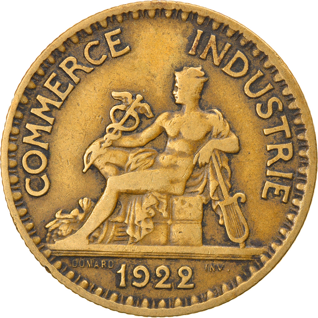 Munten, Frankrijk, Chambre de commerce, 2 Francs, 1922, Paris, ZF