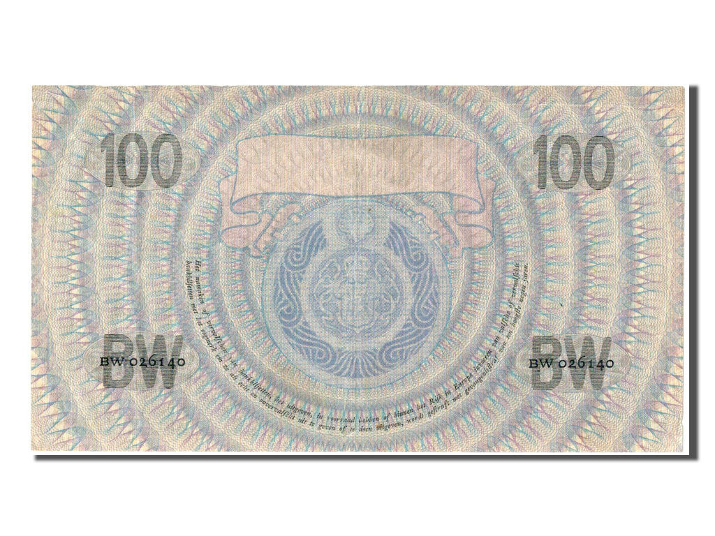 Billet, Pays-Bas, 100 Gulden, 1929, TTB