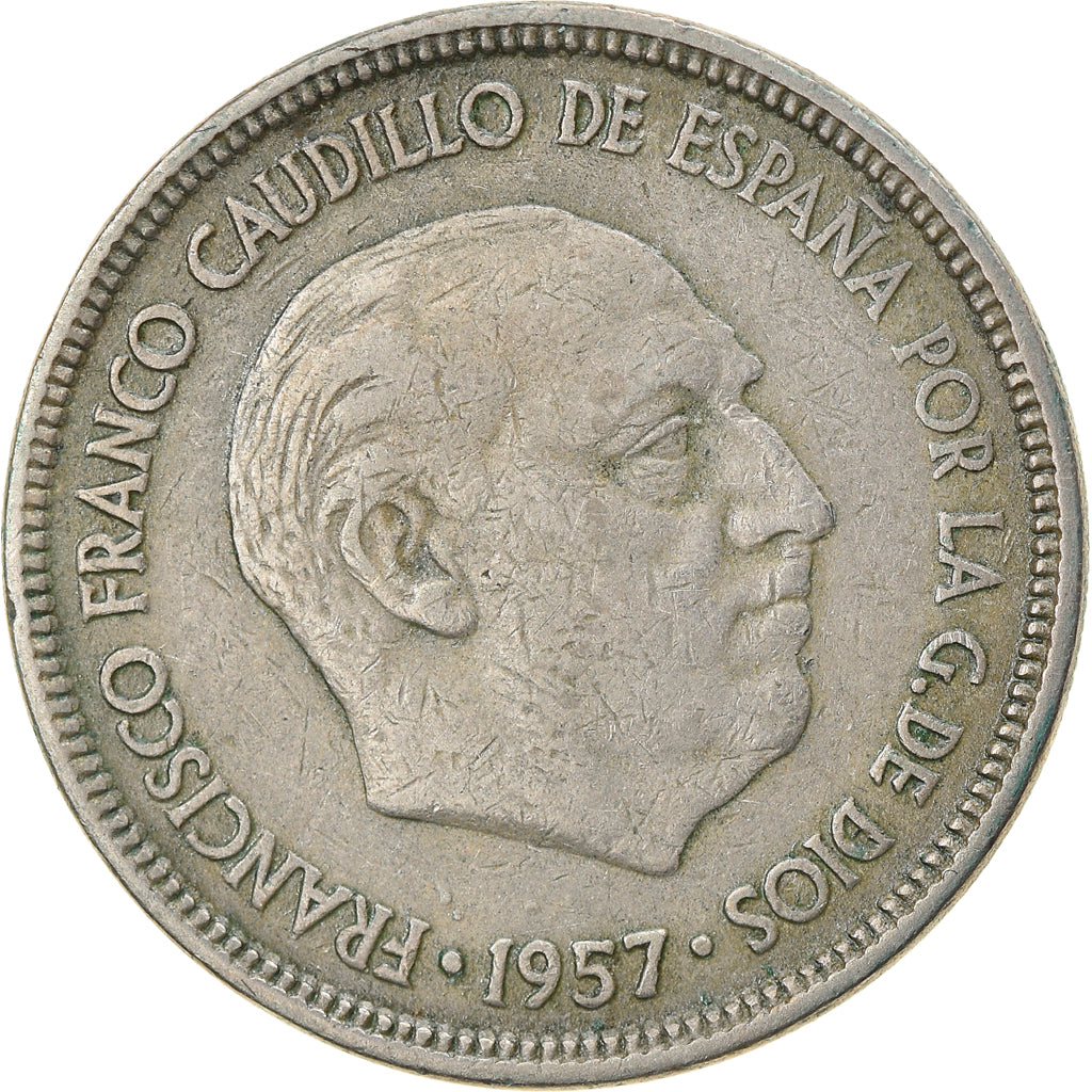 Münze, Spanien, Caudillo and regent, 5 Pesetas, 1964, SS, Copper-nickel, KM:786