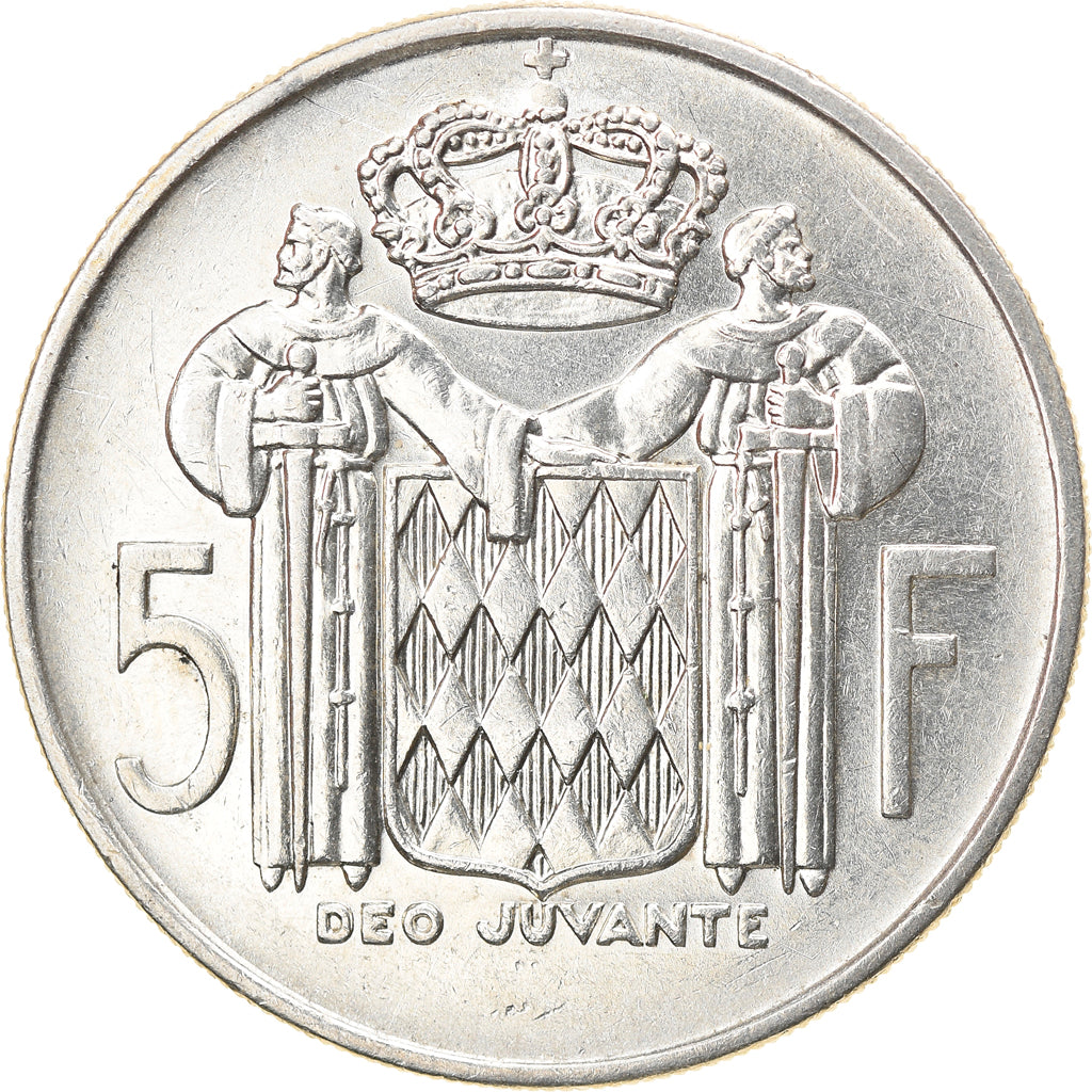 Monnaie, Monaco, Rainier III, 5 Francs, 1966, SUP, Argent, Gadoury:MC 152
