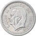 Coin, Monaco, Louis II, 2 Francs, 1945, EF(40-45), Aluminum, KM:121
