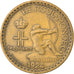 Moneda, Mónaco, Louis II, Franc, 1924, Poissy, MBC, Aluminio - bronce, KM:111