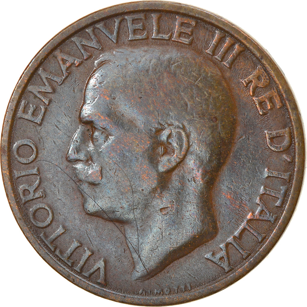 Monnaie, Italie, Vittorio Emanuele III, 10 Centesimi, 1937, Rome, TTB, Bronze