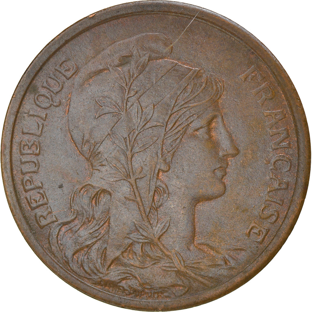 Coin, France, Dupuis, 2 Centimes, 1920, Paris, EF(40-45), Bronze, KM:841