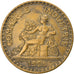 Moneda, Francia, Chambre de commerce, 2 Francs, 1924, Paris, MBC, Aluminio -