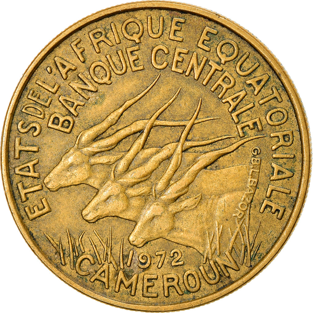 Coin, EQUATORIAL AFRICAN STATES, 25 Francs, 1972, Paris, EF(40-45)