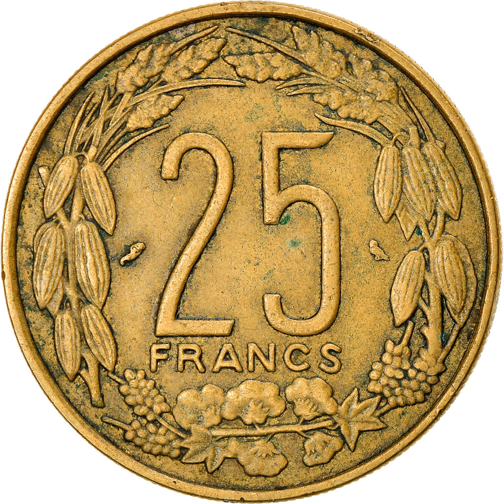 Coin, EQUATORIAL AFRICAN STATES, 25 Francs, 1972, Paris, EF(40-45)
