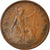 Moneta, Wielka Brytania, George V, 1/2 Penny, 1929, VF(30-35), Bronze, KM:837