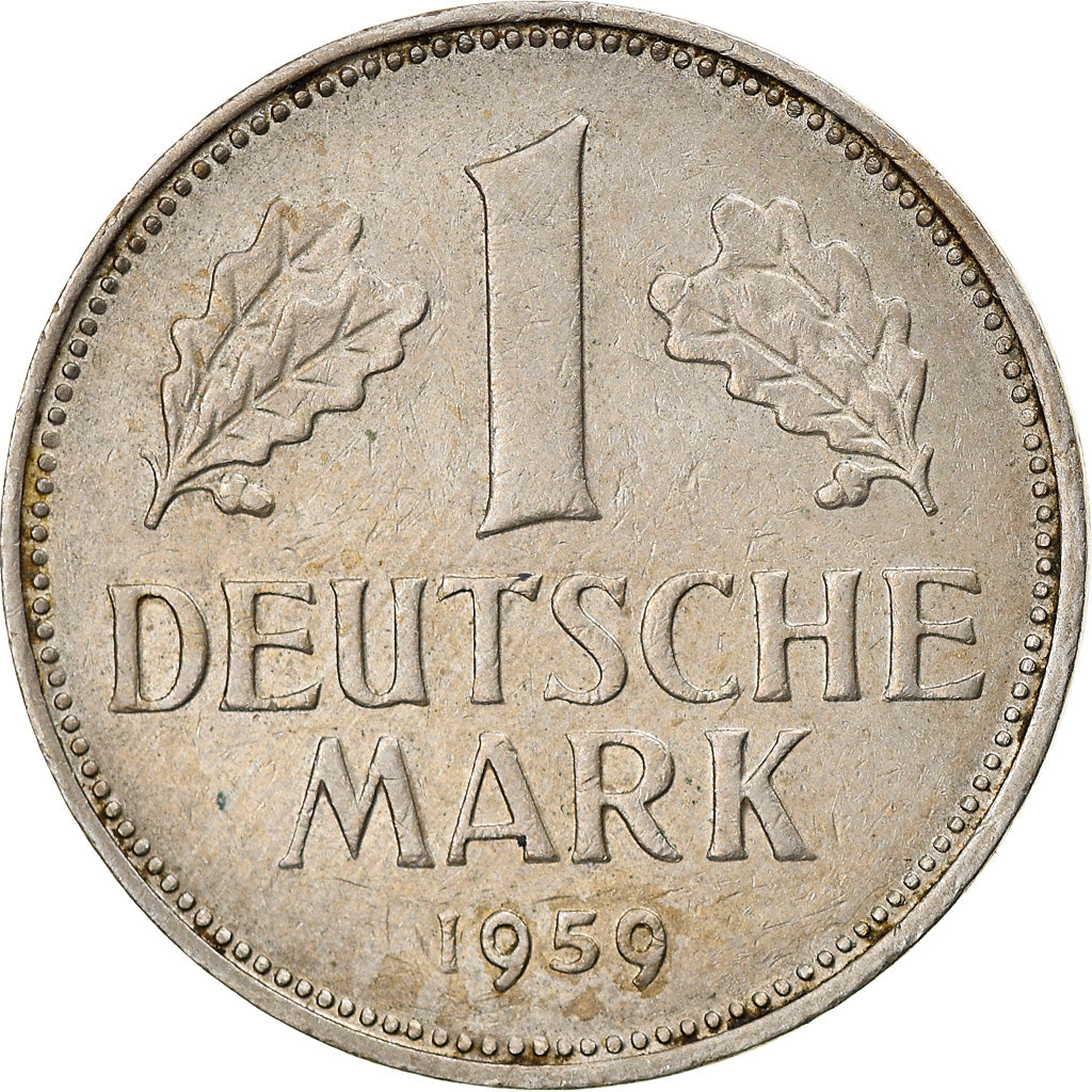 Monnaie, République fédérale allemande, Mark, 1959, Hambourg, TTB