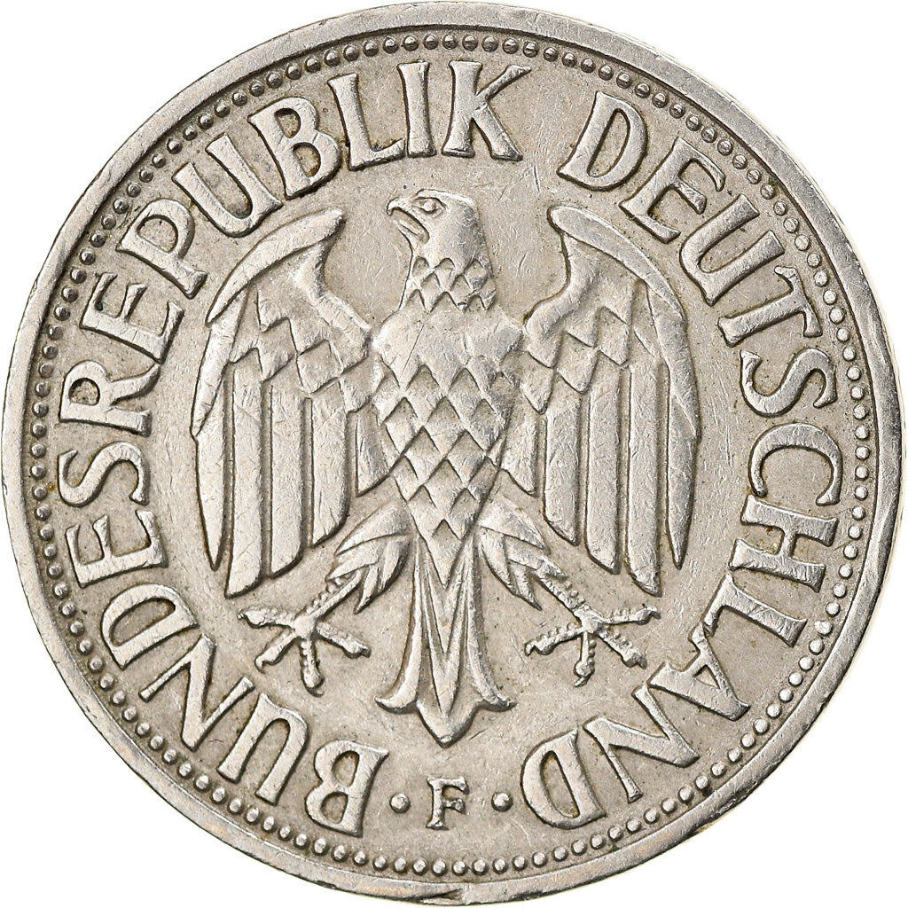 Moneta, GERMANIA - REPUBBLICA FEDERALE, Mark, 1950, Stuttgart, BB, Rame-nichel