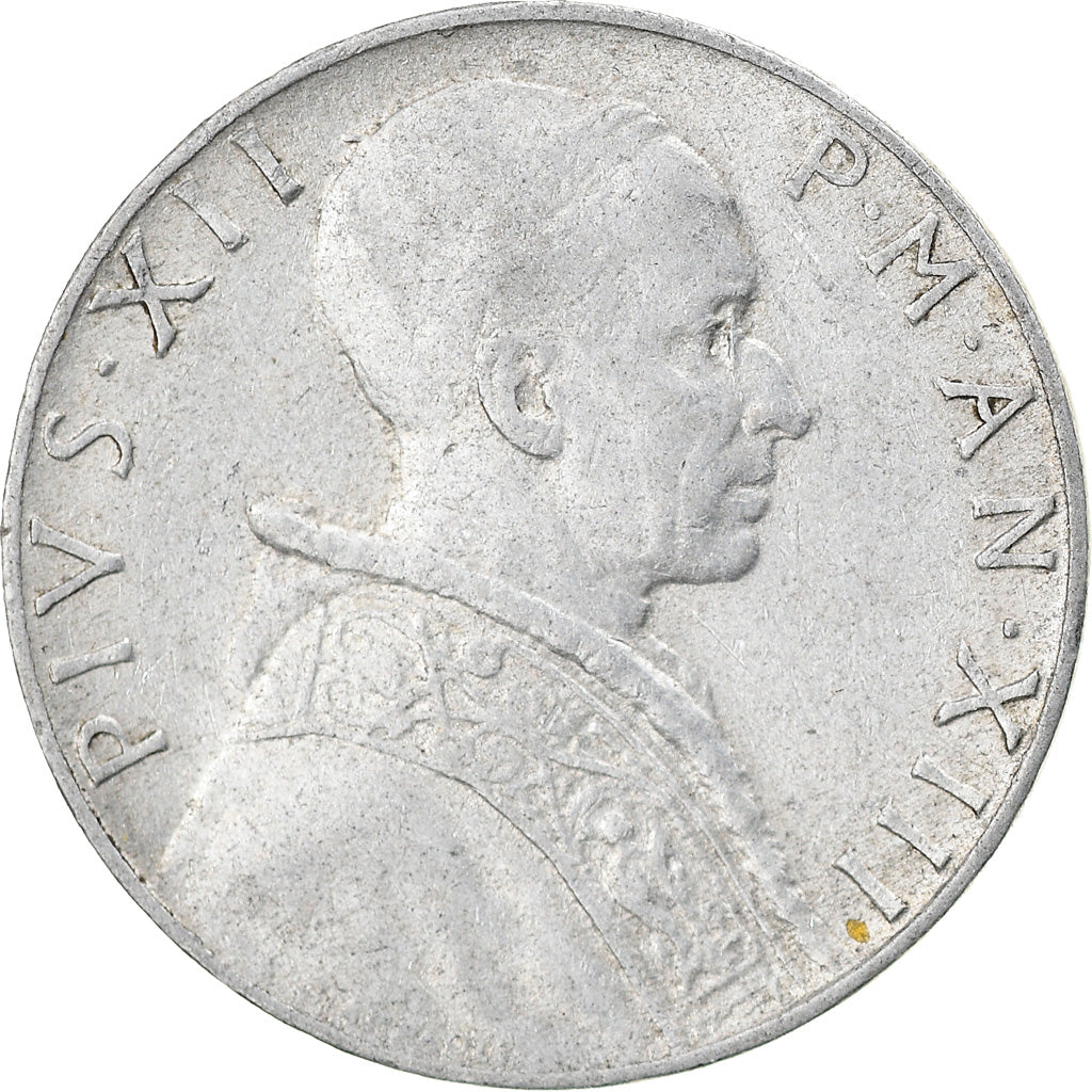 Monnaie, Cité du Vatican, Pius XII, 5 Lire, 1951, Roma, TTB+, Aluminium