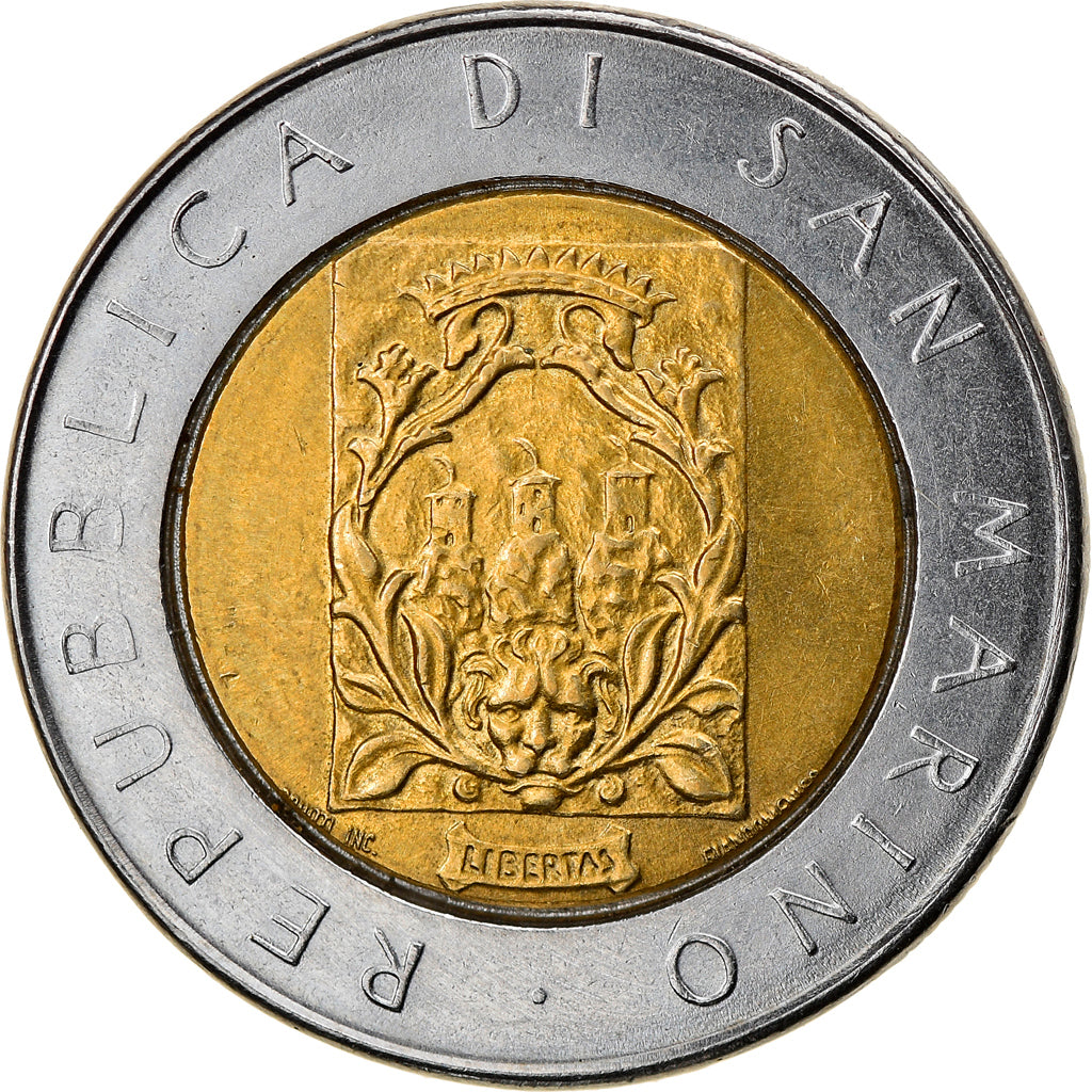 Moneta, San Marino, 500 Lire, 1988, Rome, SPL, Bi-metallico, KM:226