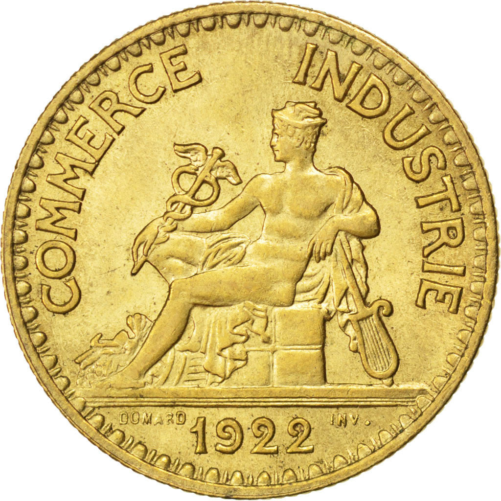 Moneta, Francia, Chambre de commerce, 2 Francs, 1922, SPL, Alluminio-bronzo