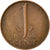 Coin, Netherlands, Wilhelmina I, Cent, 1948, EF(40-45), Bronze, KM:175
